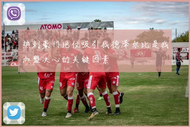 热刺豪门地位吸引我德泽尔比是我加盟决心的关键因素