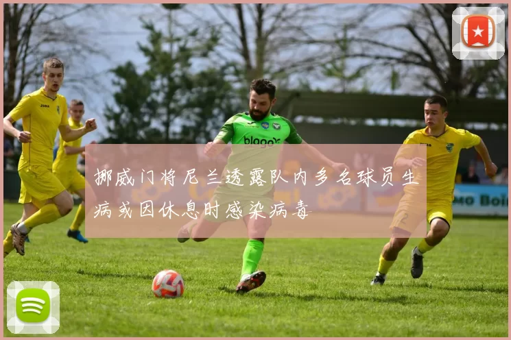 挪威门将尼兰透露队内多名球员生病或因休息时感染病毒